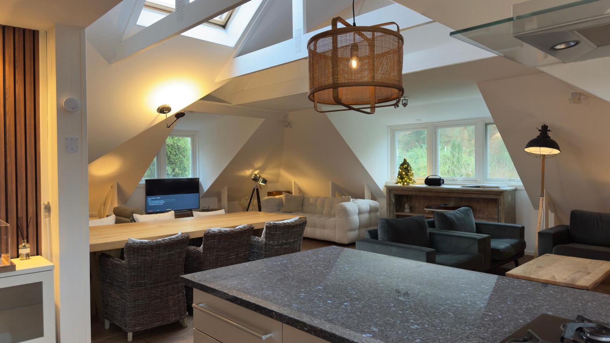 Loft 55, Penthouse Aan De Schoorlse Duinen Bed & Breakfast Bagian luar foto